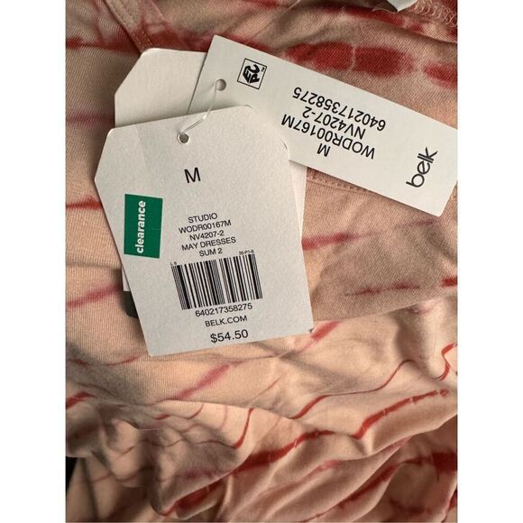 NWT. Wonderly Tie Dye Sleeveless Dress, size M - Picture 8 of 9